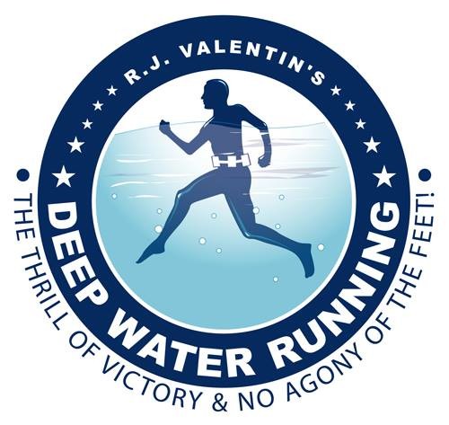 RJ Valentin's Deep Water Running logo