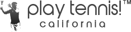 Play tennis! California logo